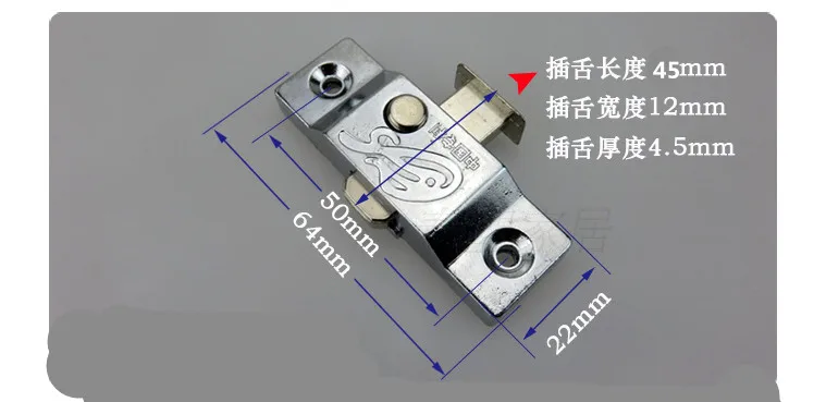 5 шт. для безрамных балконных окон пружинный Дверной Болт замок из сплава цинка промежуточный замок для раздвижной двери и окна длинный язык