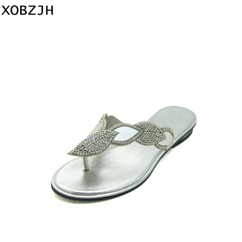 silver flat sandals size 11