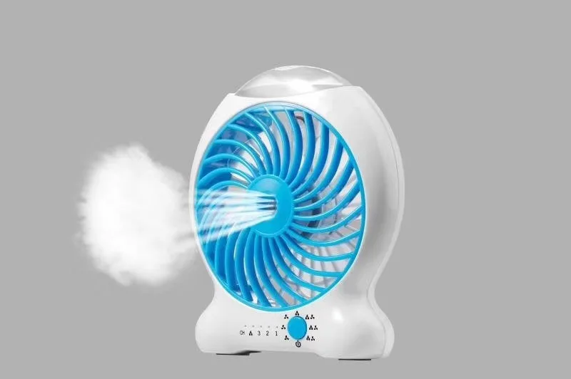 

Mini rechargeable wate mist cooling fan Mini USB charging portable spray cooling moisturizing small fan