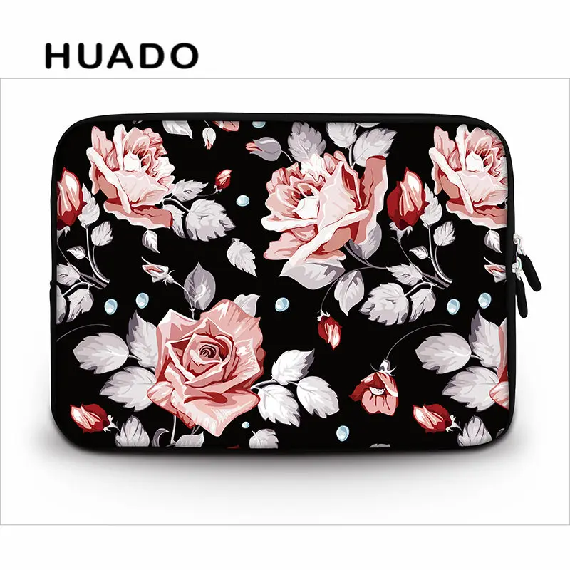 Flower waterproof notebook bag for girls laptop sleeve 15.6\