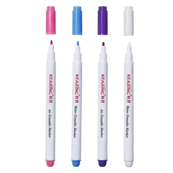 

4pcs Easy Wipe Off Oil Soluble Fabric Marker Pen Multicolor Marking Replace Tailor's Chalk Sewing Tools Air Erasable Pen
