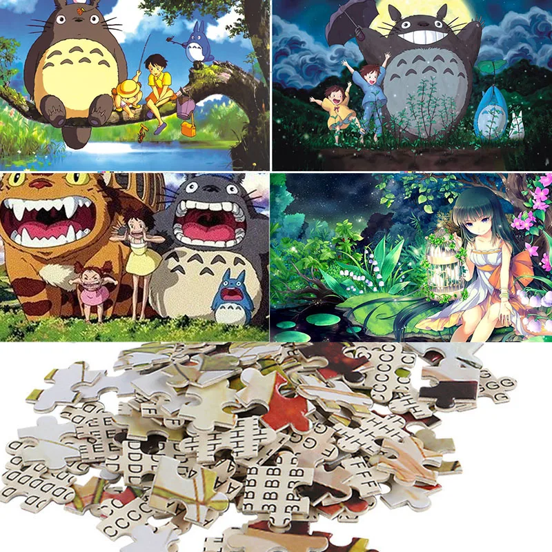 

Jigsaw Picture Puzzles 1000 Pieces Educational Wooden Toys For Adults Children Kids Games