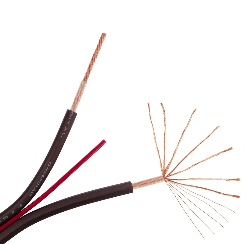 HIFI 2*1.62mm2 15AWG Parallel speaker cable Oxygen free copper for home