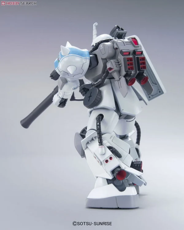 Модель Gundam HG 1/144 MS-06R-1A ZAKU II, Белый Волк GUNDAM, Готовая модель, один бронежилет, свободный мобильный костюм, детские игрушки