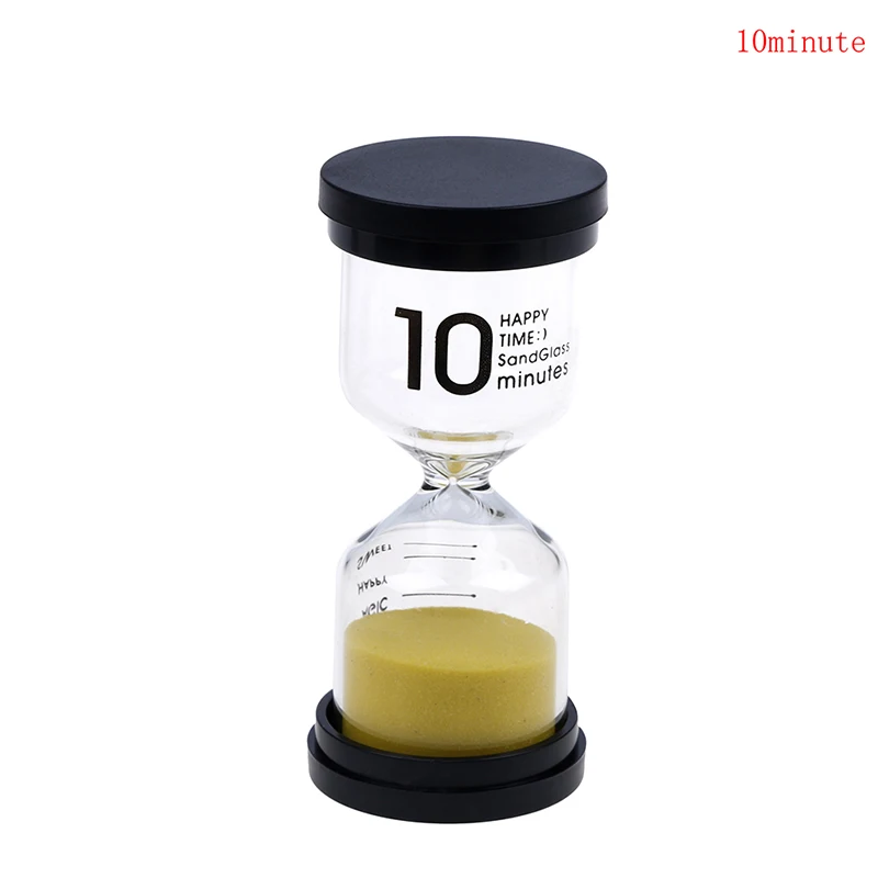 10 Minutes Usb кабель, 1 шт-1/3/5/10/15/20 Вт, 30 Вт, 7 цветов мини-таймер-часы для детей чистить зубы дома орнамент минуты Песочные часы для рабочего стола - Цвет: 10 Minutes