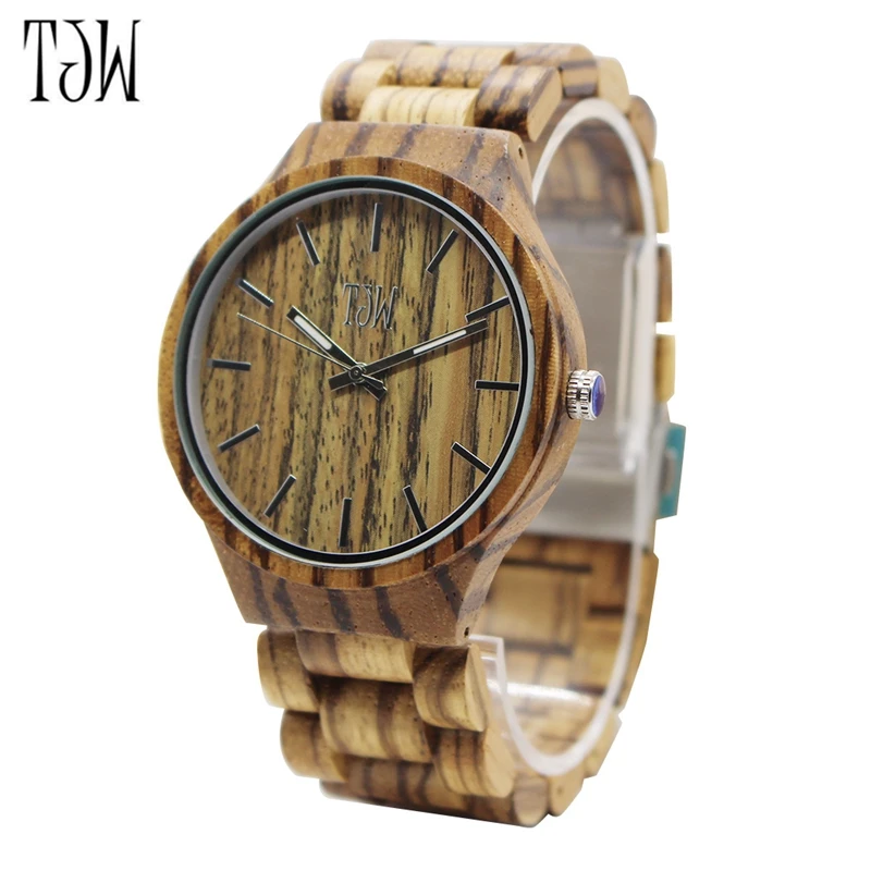 

2019 The New Mens Watches Luxury Brand Relogio Masculino Top Men WatchWooden Wristwatches Quartz Watch Clock