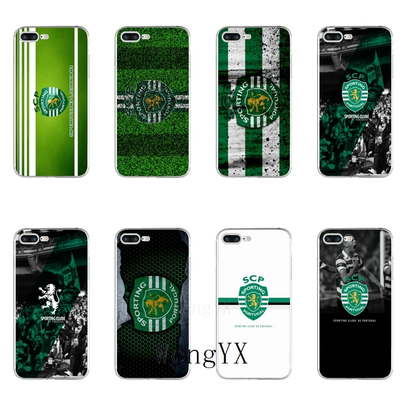 

Sporting Club Portugal Slim silicone TPU Soft phone case For iPhone X 8 8plus 7 7plus 6 6s plus 5 5s 5c SE 4 4s
