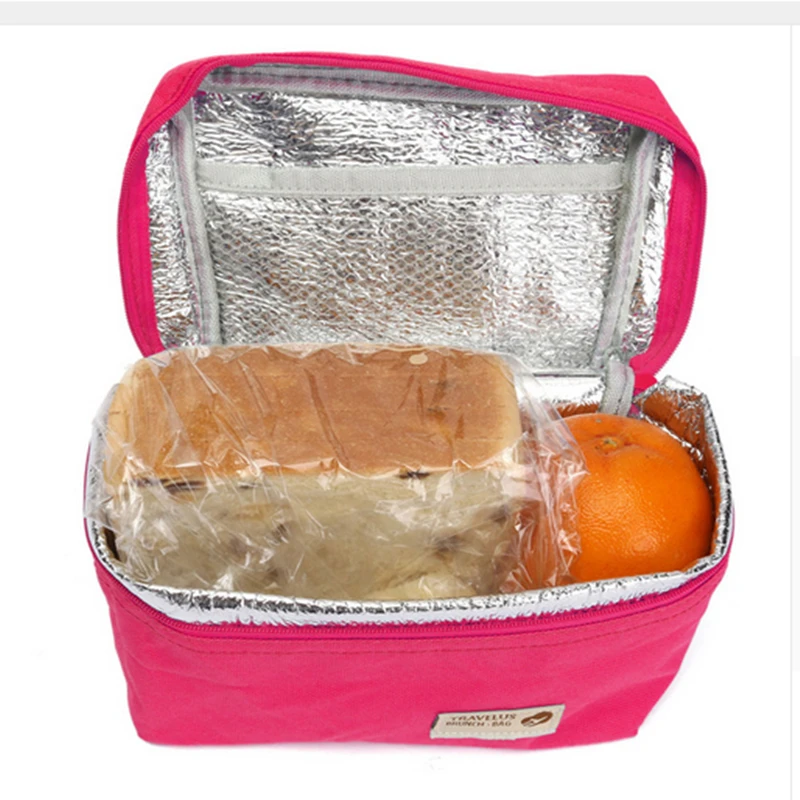 Waterproof Nylon Cooler Bag Lunch Bag Practical Small Portable