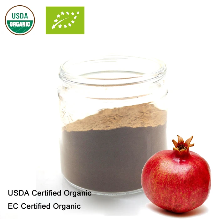 Сертифицированный USDA и EC органический экстракт граната кожи 10: 1 полифенолы эллаговая кислота