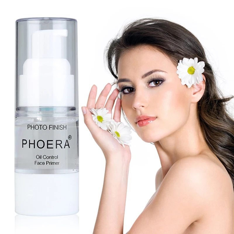 

PHOERA Natural Smooth Transparent Moisturizing Primer 18ml Oil Control Lasting Pre-makeup Milk Cream Hydrating Face Makeup TSLM2