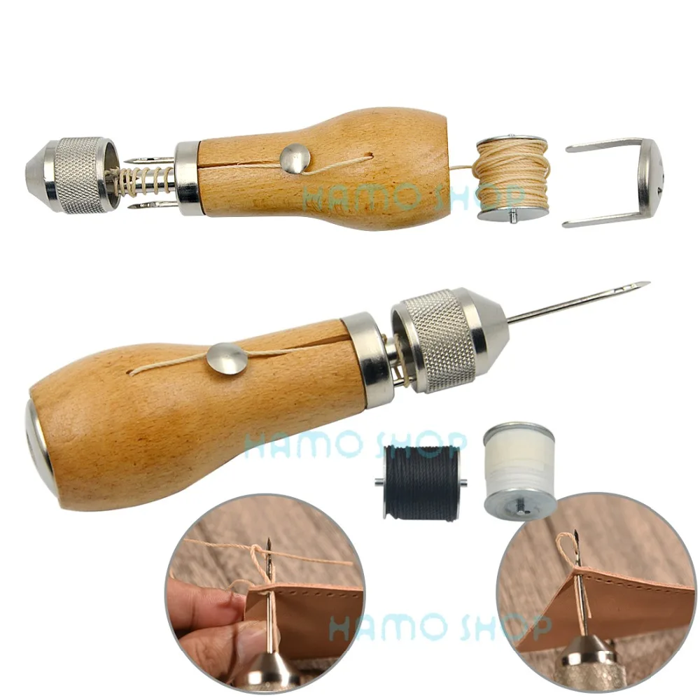 

1set High Quality Rofessional DIY Speedy Stitcher Sewing Tool Kit for Leather Sail & Canvas Heavy Repair Hot Sale
