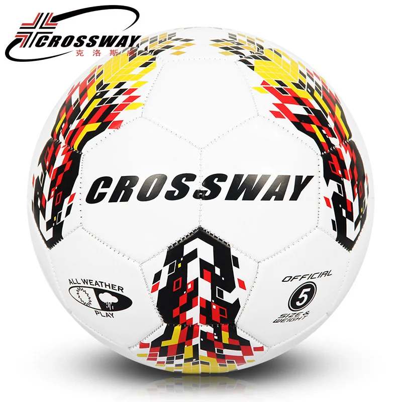 CROSSWAY бренд официальный размер 5 футбольный мяч PU гранулы противоскользящие футбольные тренировочные профессиональные футбольные мячи - Цвет: Soccer Ball 3