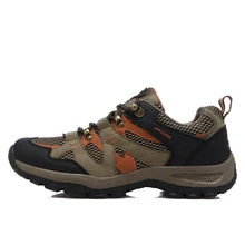 2016 mens Outdoor Sneakers New Climbing Skidproof Breathable Sport Shoes wear-resisting Hiking Shoes For Men eur39-44