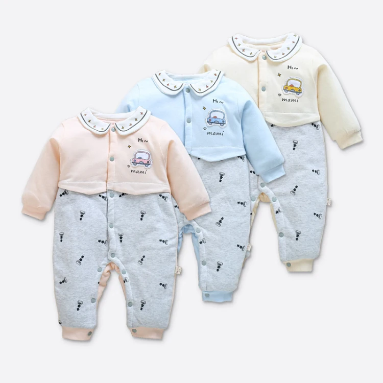 cute baby boys and girls rompers long sleeve baby outfits (2)