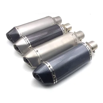 

51mm Inlet Universal motorcycle exhaust Pipe scape moto with DB killer FOR zzr1400 burgman 650 africa twin crf1000l suzuki dl650