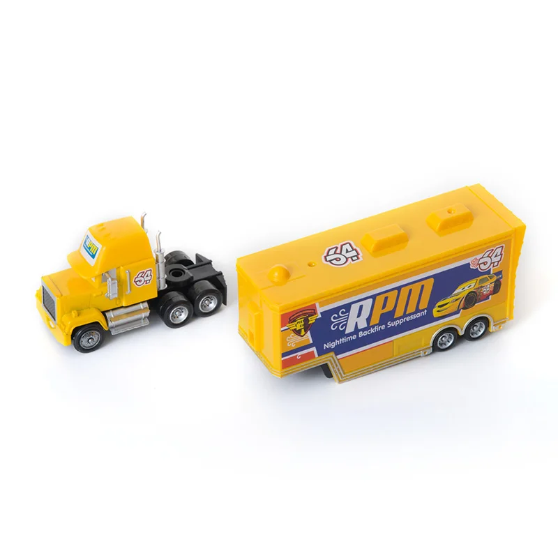 Disney Pixar Cars 2 3 игрушки № 101 Mack Uncle Truck Lightning McQueen Jackson Storm 1:55 литой модельный автомобиль игрушка детский подарок