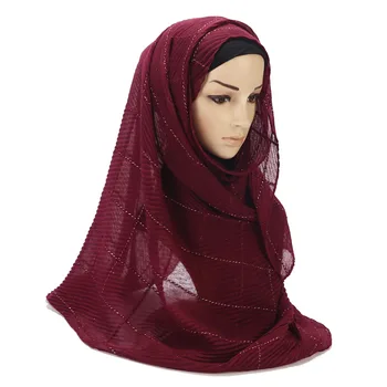 

Women Plain Muslim Hijab Scarf Wrap Solid Color Shawls Headband Muslim Hijabs Scarves Islamic Shawl Cap Head Cover