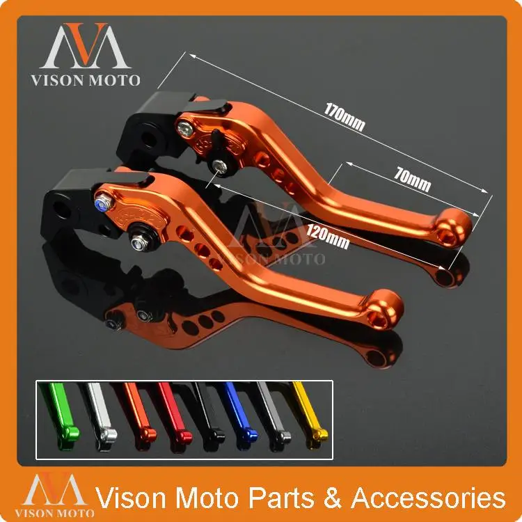 

CNC Short Pivot Brake Clutch Levers For KTM 690 SMC SMCR Duke Duke R 2012 2013