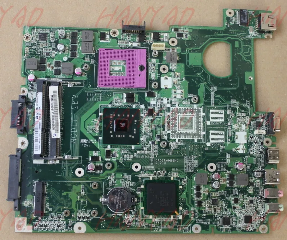 DA0ZR6MB6G0 для ноутбука ACER E528 E728 материнская плата MBNC706002 DDR3 Материнская 100%