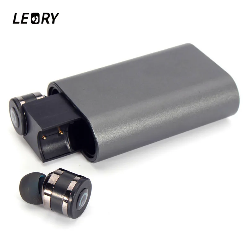 

LEORY E8 TWS Bluetooth Earphone Mini Bluetooth V4.1 Headset Double Wireless Earbuds Cordless Earbuds Earphones