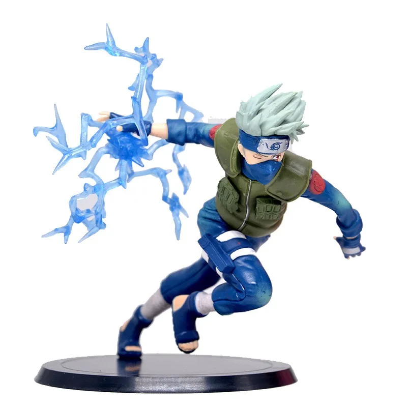 16cm Hatake Kakashi PVC Action Figure Toys NarutoCollectible Fight Model Toy Dolls for gift | Игрушки и хобби
