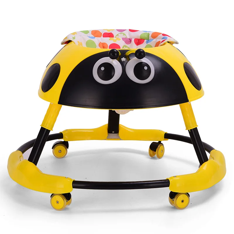 

Baby infant child baby walker 6-18 months multi-function anti-rollover push can sit walker