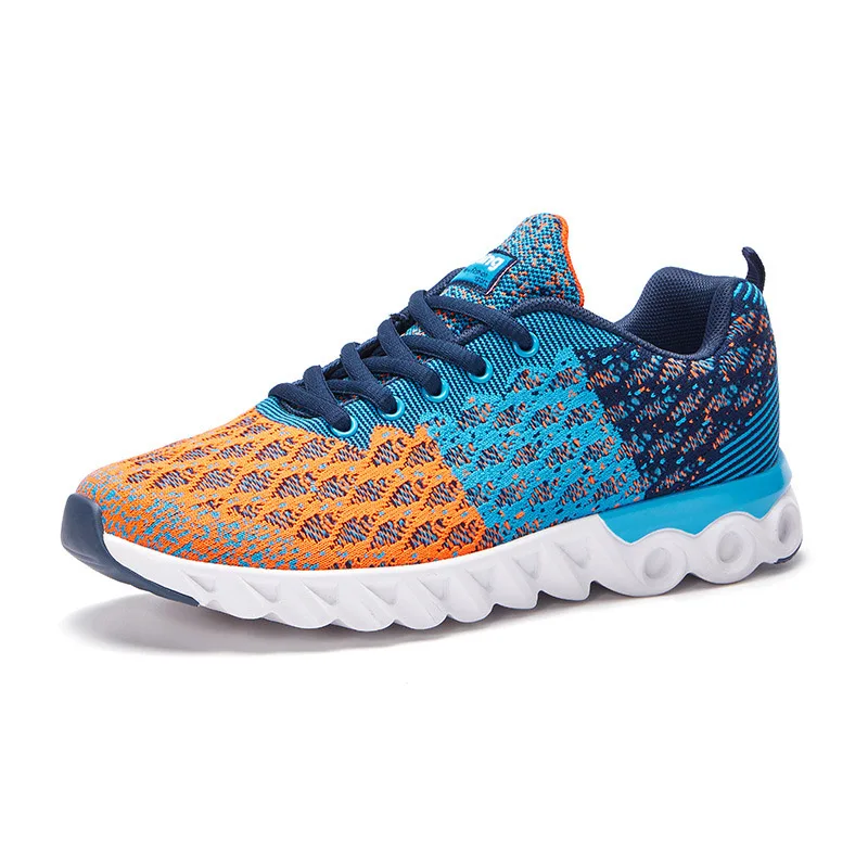 

2019 New Air Mesh Running Shoes For Men Sneakers Outdoor Breathable Comfortable Athletic Flat Shoes Women Sports Shoes