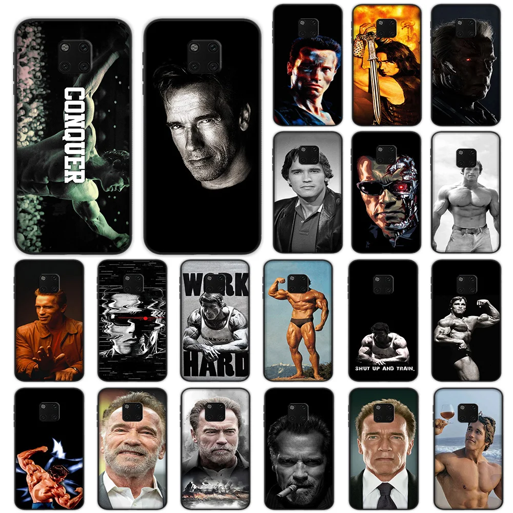 

Arnold Schwarzenegger Soft Case for Huawei P9 P8 Lite Mate 10 20 30 Lite Pro Cover