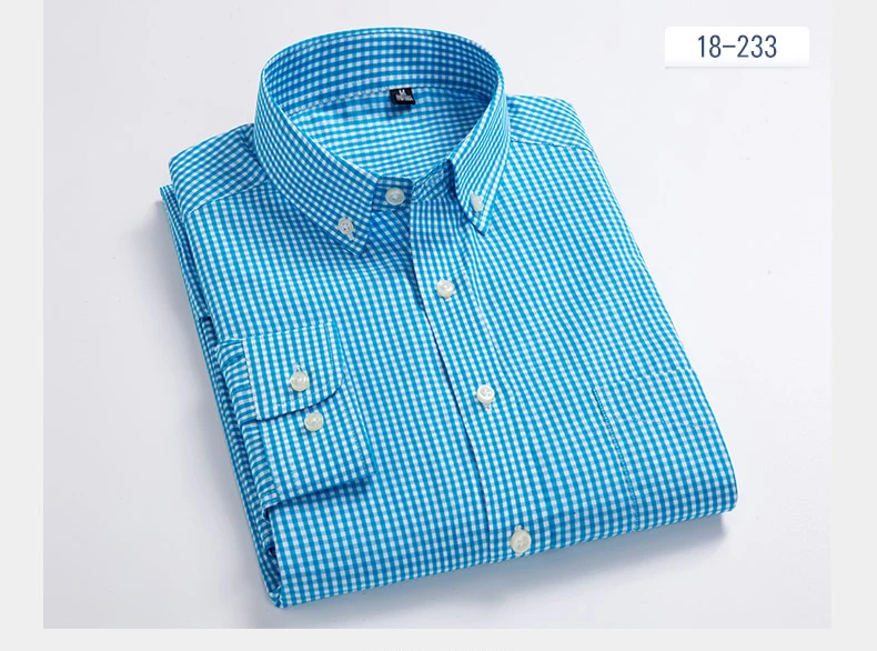 Новое поступление, мужские рубашки в клетку из Оксфорда, хлопок, повседневные рубашки, высокое качество, модные дизайнерские мужские рубашки