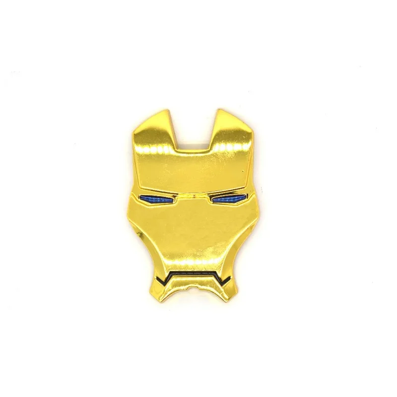 Car Personality 3D Metal Iron Man Car Standard Avengers Car Stickers Modified Body Stickers Tail Decoration Styling Accessories