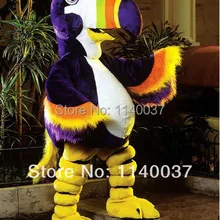 Маскоты длинные волосы красочные Тукан Маскоты костюм для взрослых Размеры плюшевые Маскоты A Маскоты te наряд костюм вечернее изящное платье