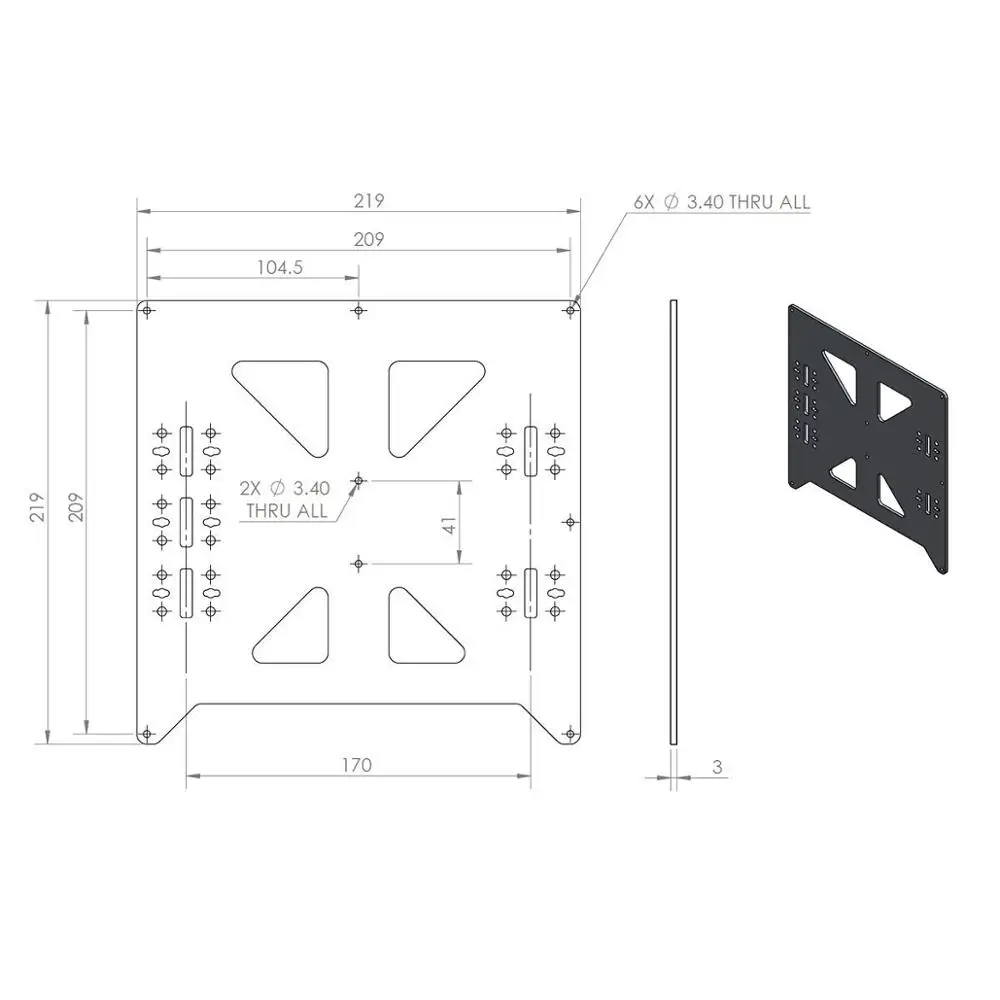 Funssor-Aluminum-Y-Carriage-Anodized-Plate-Upgrade-V2-for-Prusa-i3-RepRap-3D-Printer-Fast-Ship