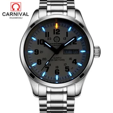 2017 New Rushed Carnival’s Genuine Quartz Watch Men Multifunction Dual Relogio Masculino Esportivo Mens Watches Top Brand Luxury