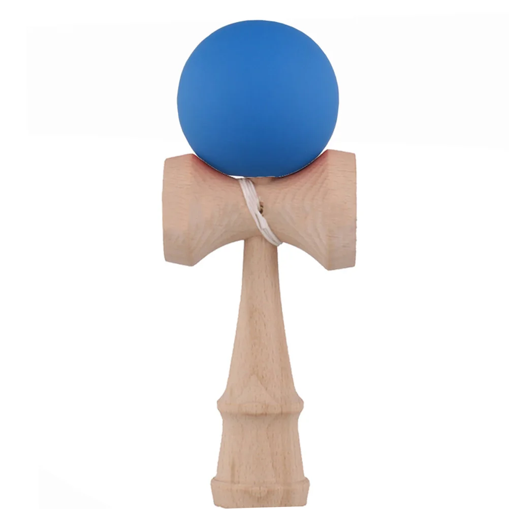 1 шт. профессиональная резиновая краска Kendama матовый шар Kid Kendama Японская Традиционная игрушка деревянный шар умелая игрушка для детей