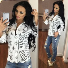 2016 Women Blouses Shirt Women Tops Casual Style New Arrival Chiffon Blouse Cheap-Cothes-China Hot Sale Polyester Floral Print