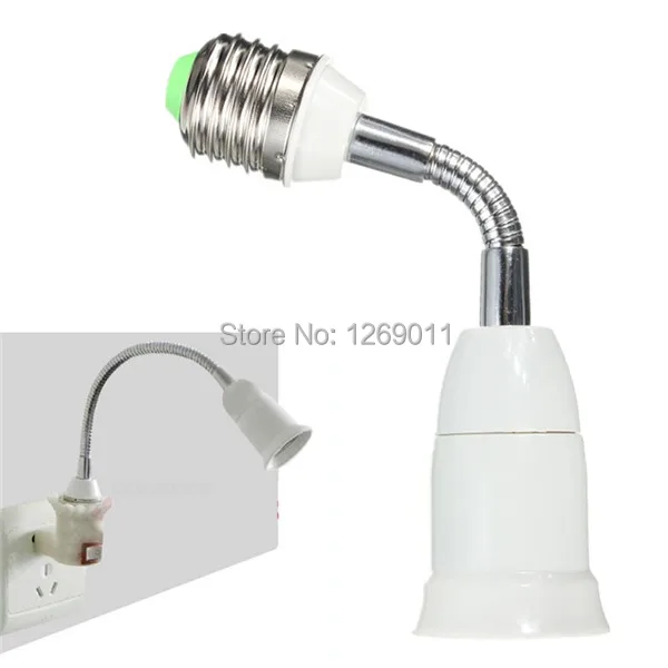 Большая Акция E27 E26 светодиодный светильник основание лампы Патрон для розетки переменного тока адаптер вкл/выкл шнур питания с переключателем AC110-220V
