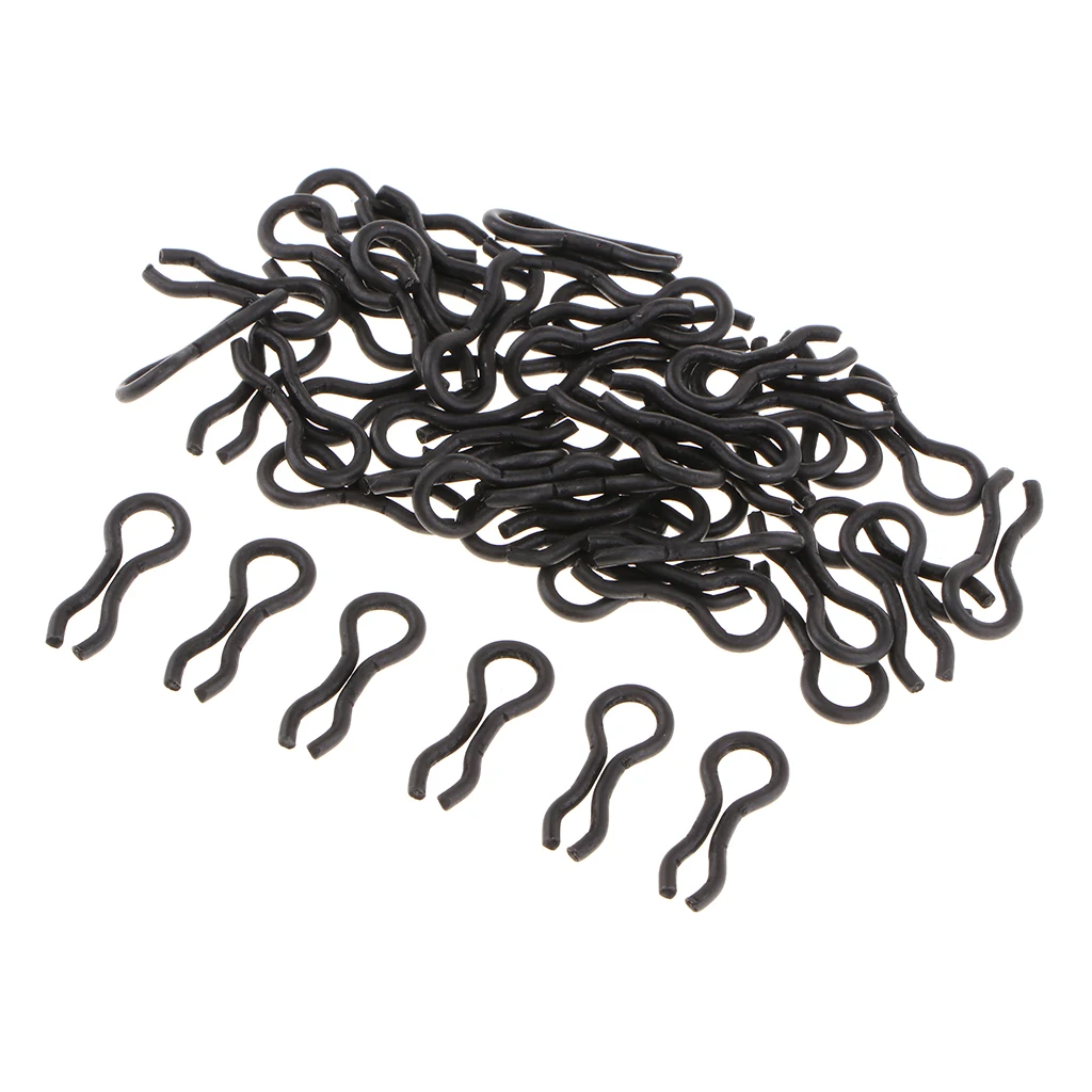 50pcs Stainless Steel Sinker Eyes 24mm fit Do-It, Hilts & other Sinker Molds