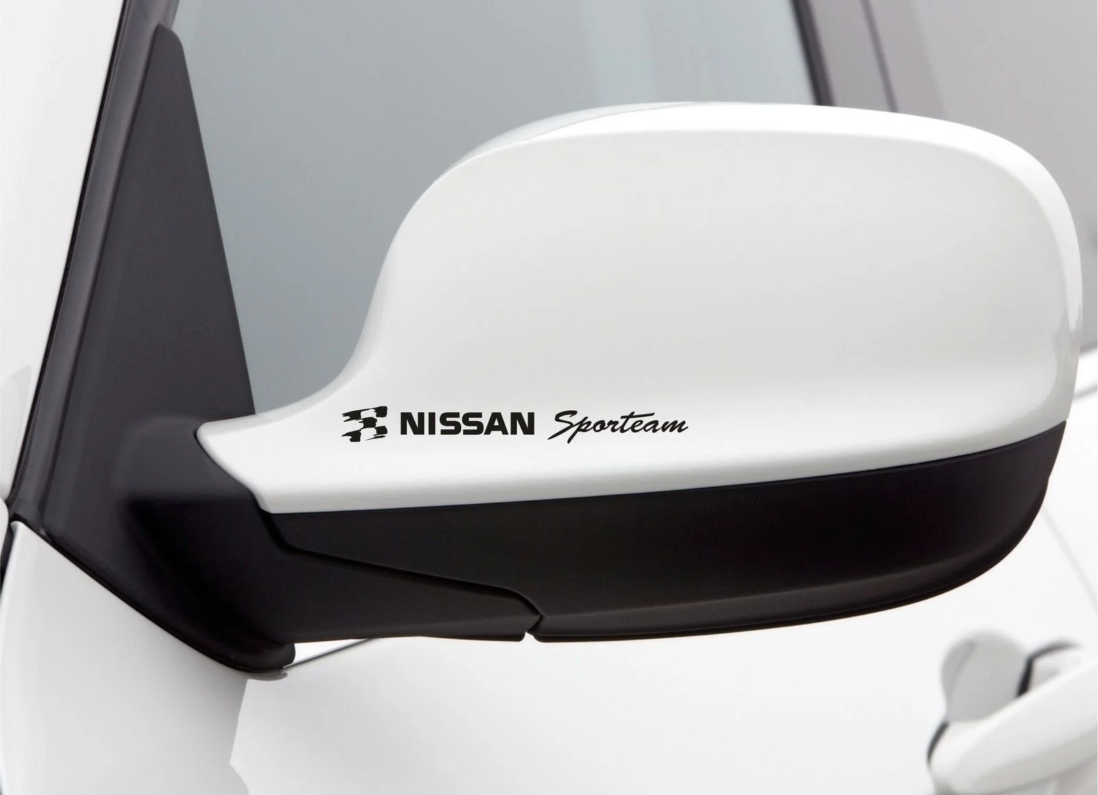 Для 4x крыла зеркальные наклейки Подходит для Nissan Sporteam клейкие виниловые AL102 |