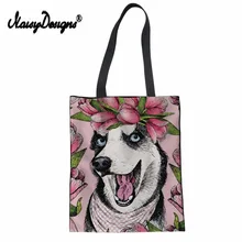 Бесшумные дизайнерские женские матерчатые сумки хозяйственная сумка Husky Супермаркет Сумки Большая емкость многоразовый тотализатор эко сумка через плечо