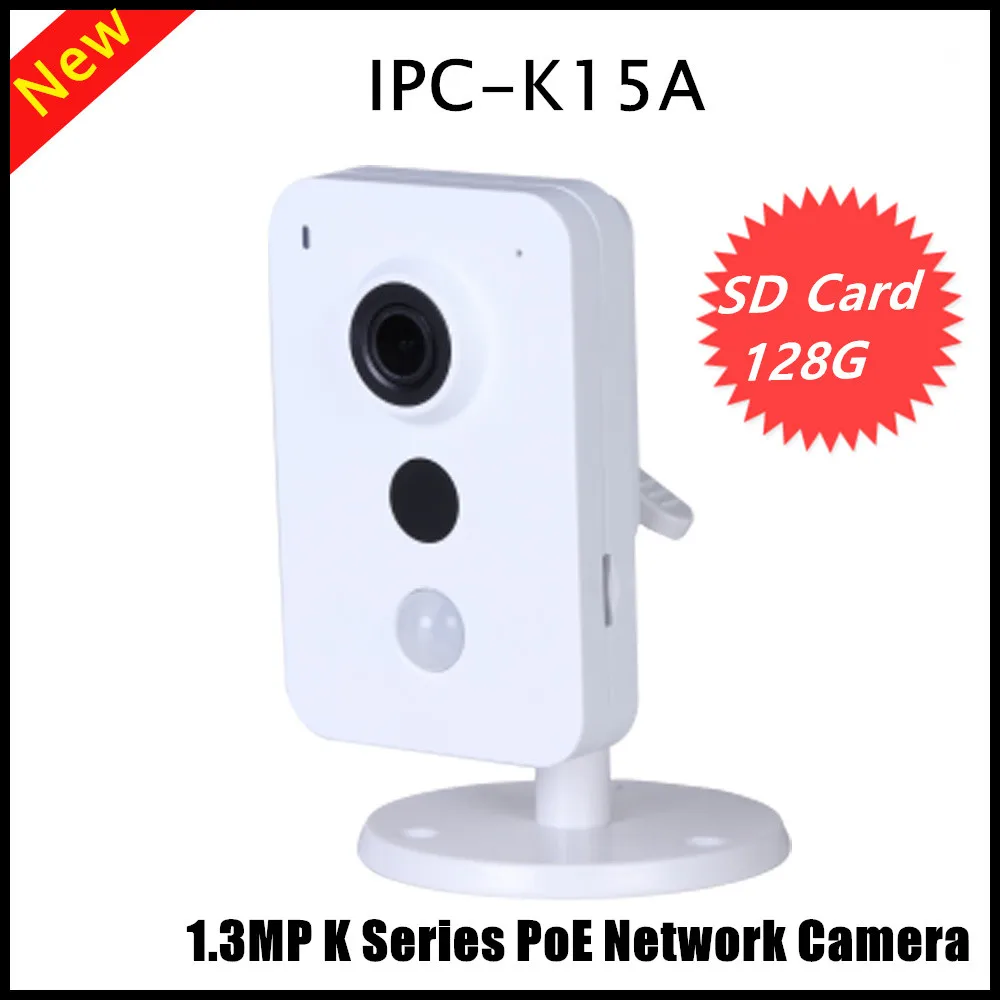 

New Arrival DH English Version 1.3MP K Series PoE Network Camera Support Easy4ip and SD card upto 128GB POE IP Camera IPC-K15A