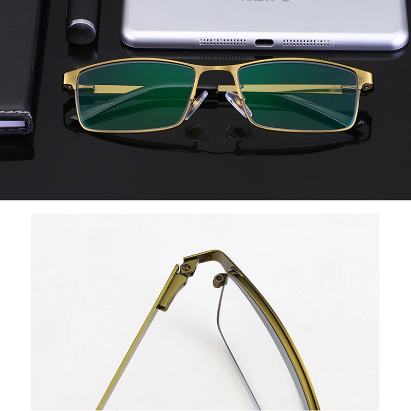 Фотохромные очки для чтения мужские анти-Синие лучи диоптрий дальнозоркости очки для мужчин очки+ 1,0+ 1,5+ 2,0+ 2,5+ 3,0+ 3,5 RS731