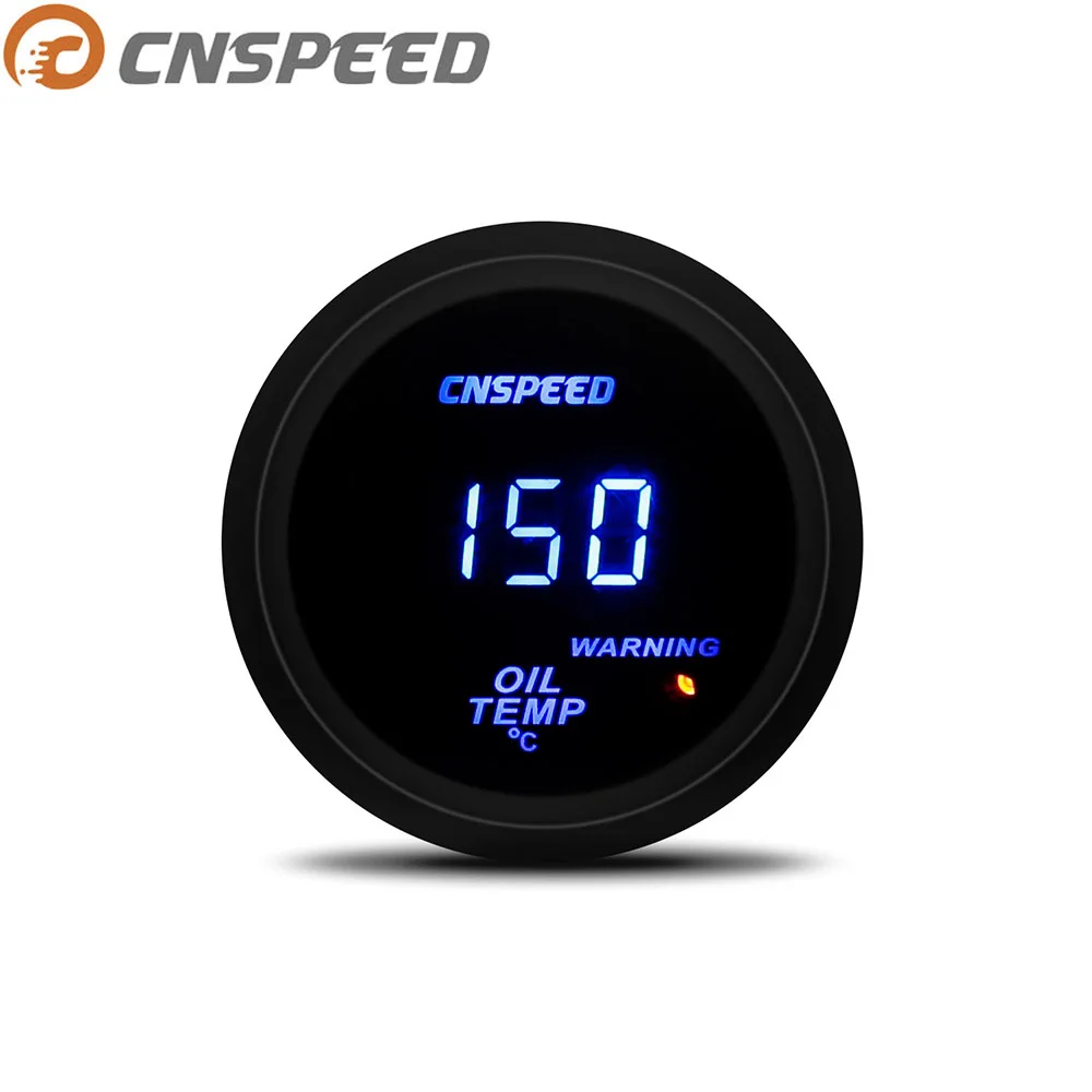 

Car Auto Oil Temp gauge 2" 52mm 40-150C Digital Oil temperature Meter Universal 12V Car with Sensor NPT 1/8" Blue LED YC101334