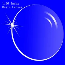 1,56 Index Brillenglas CR-39 Harz Asphärische Linsen für Myopie/Hyperopie/Presbyopie Brille Objektiv Mit Beschichtung