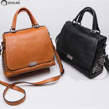 hot ZOOLER brand COW leather bags women genuine leather handbag lady Shoulder Messenger Bag 2019 fashion new purse tote bag#B223 hot ZOOLER brand COW leather bags women genuine leather handbag lady Shoulder Messenger Bag 2019 fashion new purse tote bag#B223