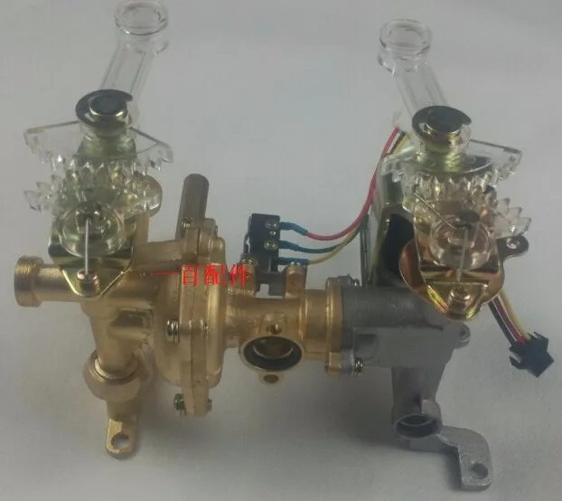 8L или 10 L двойной встряхивания газа водонагреватель части латунь в сборе клапан подключения к воде и газу