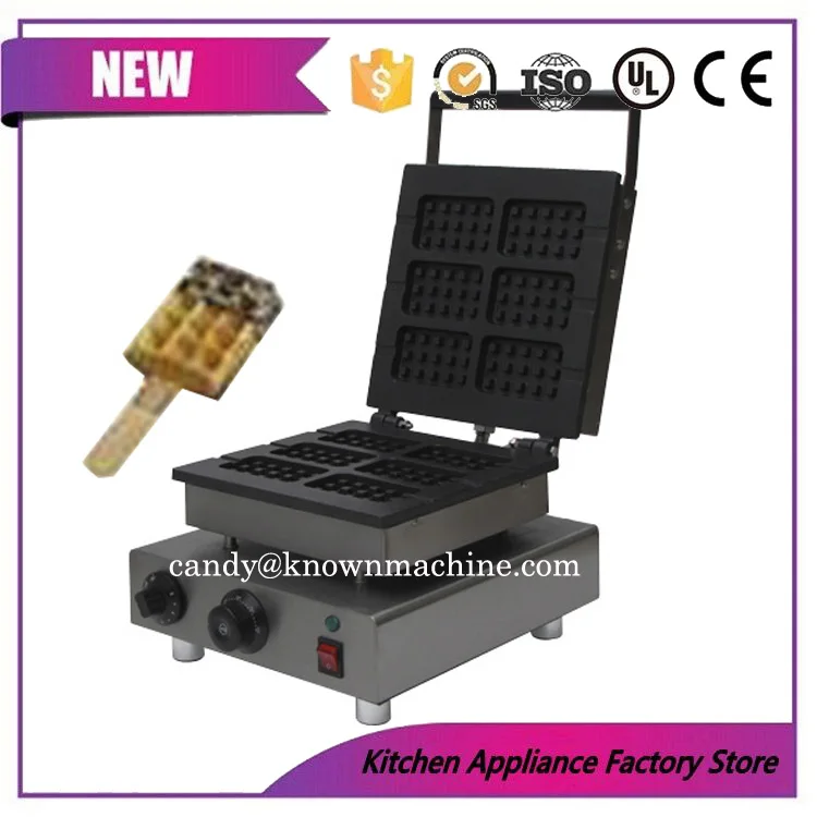 

6 pcs square waffle maker machine