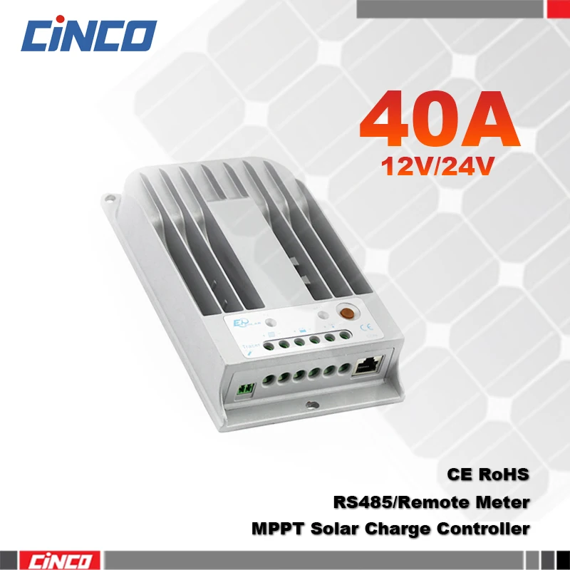 

Tracer 4215BN MPPT charger regulator,12V/24V MPPT charge controller 24V PV system 40A Solar Cells MAX 150V Input
