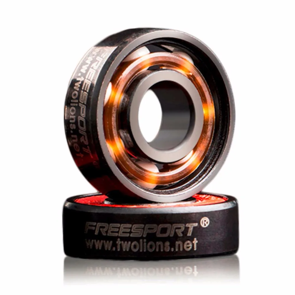 FreeSport 608 гибридный керамический подшипник ABEC 9, подшипники для роликовых инлайн коньков, фрилайн скейта, скейтборда, лонгборда, спиннера, подшипники