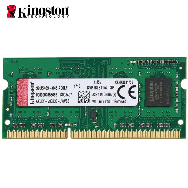 Kingston DDR3 8 Гб RAM 4 1600 МГц Memoria rams ddr 3 ГБ палочки ddr3 ddr3l dimm для ноутбука игровая HD видео 4K