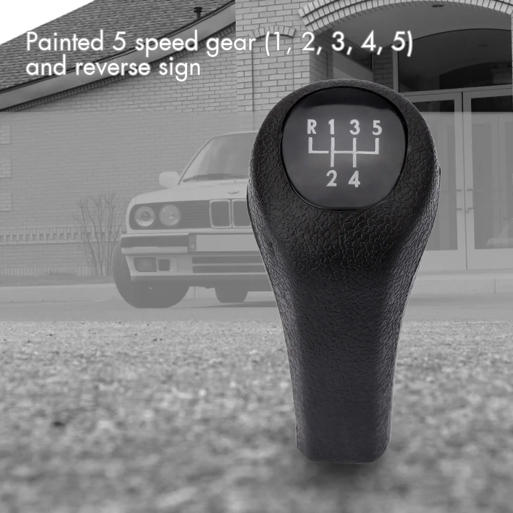 5 Speed Black Car Style Manual Gear Shift Knob Stick Head for BMW E30 E34 E36 E38 E39 E46 | Автомобили и мотоциклы